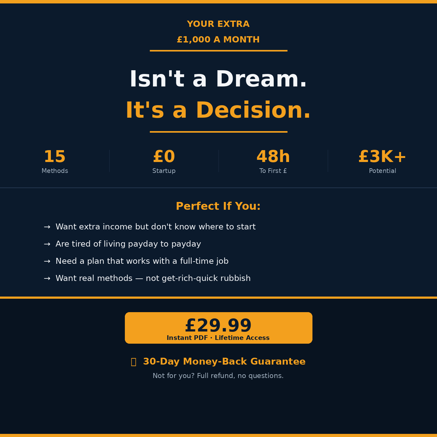 The Paycheck Prison Break — 15 Proven Ways to Make an Extra £1,000+ a Month in 2026