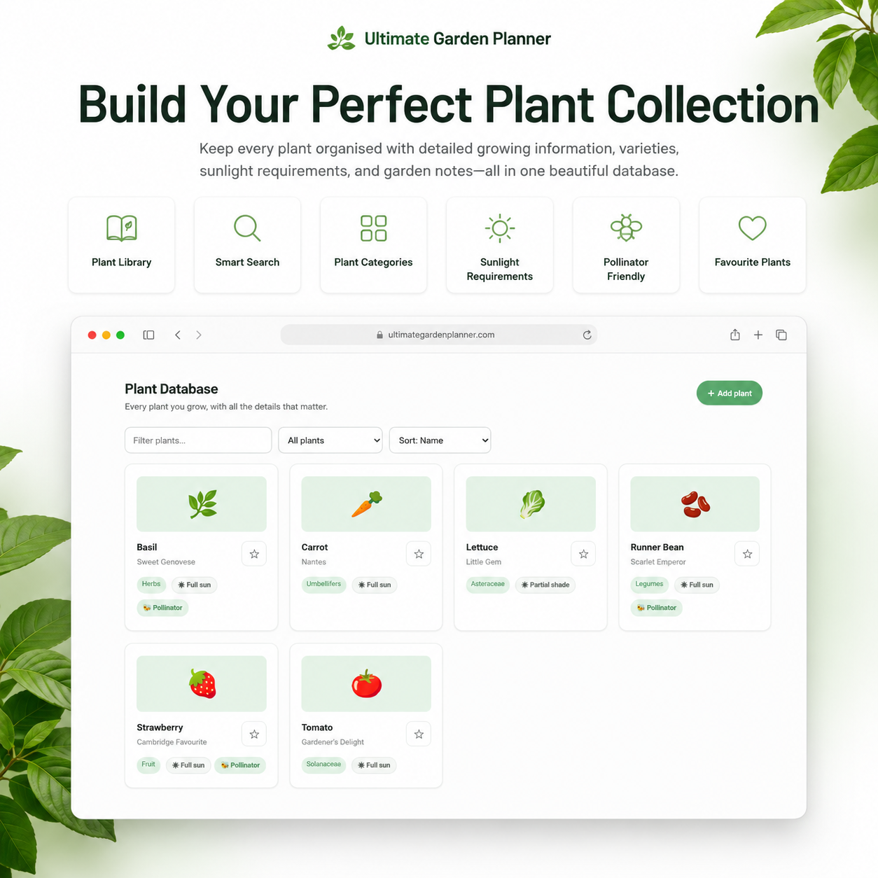 Ultimate Garden Planner | All-in-One Offline Garden Planning App for Home &amp; Vegetable Gardeners